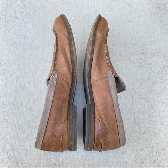 Diesel brown leather loafer shoes men’s size 10.5 - Picture 3 of 7